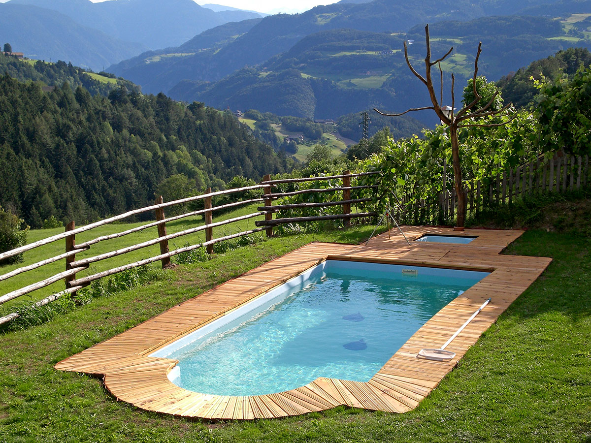 Swimmingpool con vista panoramica